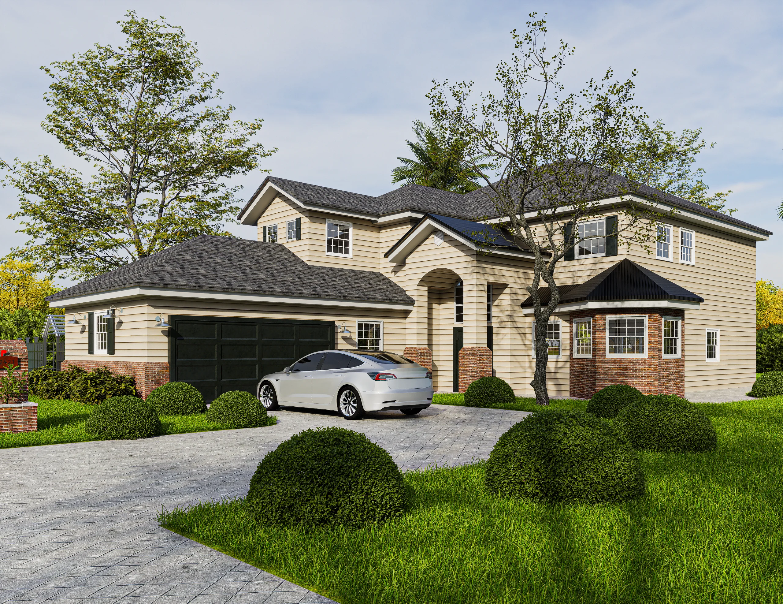 Meridian Transitional Estate, Residential production work by Outframe Arc