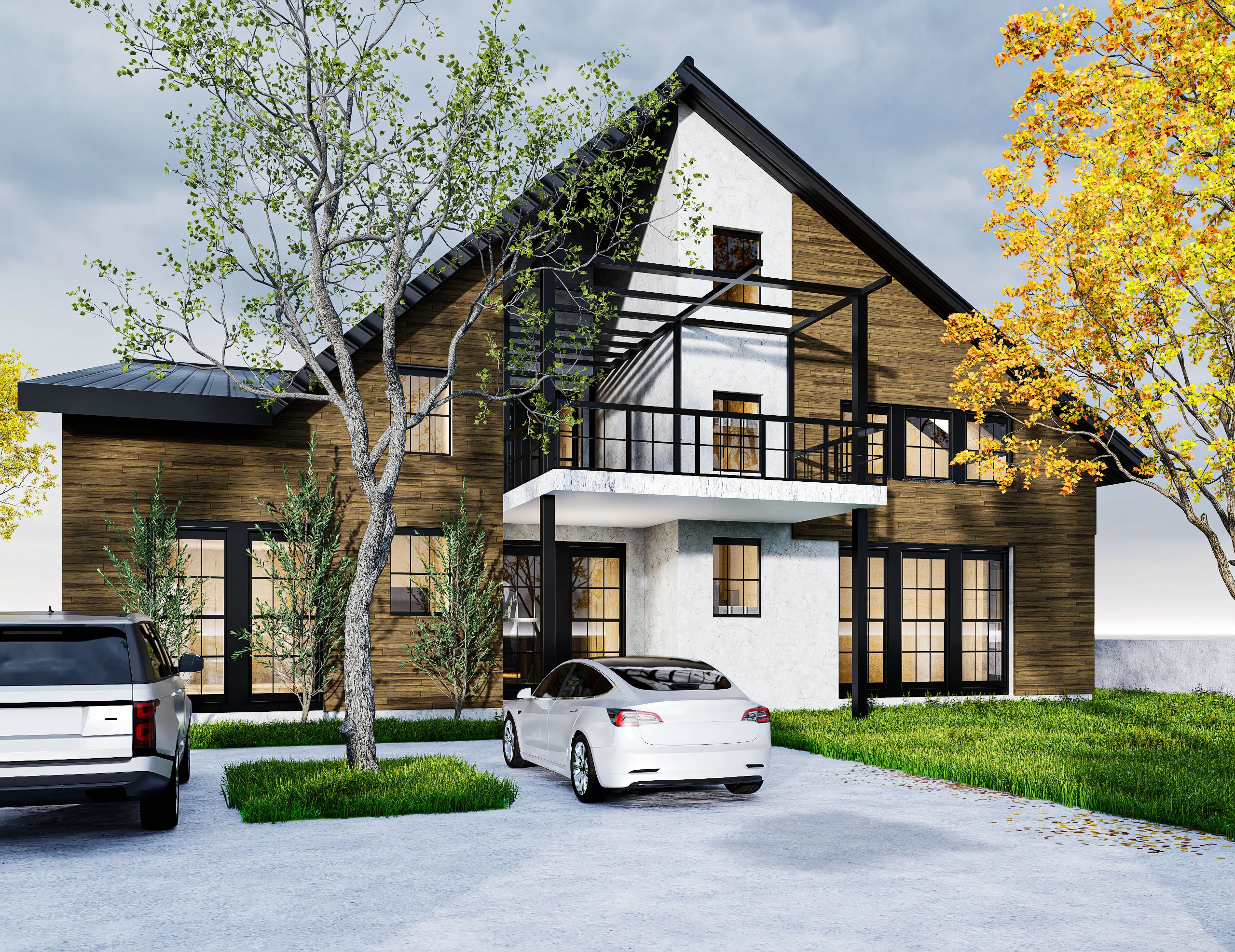 Timberline Modern Barn Residence, Residential production work by Outframe Arc